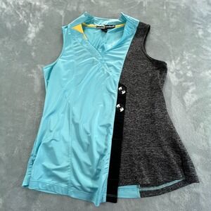 Jamie Sadock Womens Sleeveless Shirt Sz S Golf Athleisure Resort Athletic V Neck